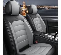 CARXB Housses de Siège de Voiture Avant pour Bentley Flying Spur Cuir PU Imperméable Antidérapant Style Premium Kit Complet 5 Places Avant + Arrière Airbags Amis Facile a Nettoyer Gris