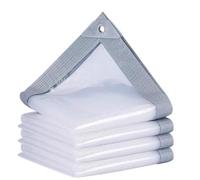 CarXs Bâche Transparente avec Oeillets 2x1.5m, Bâche de Protection Imperméable, Bâches de Protection Extérieur, pour Camping Balcon Jardin Plantes Serre Toit