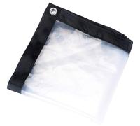 CarXs Bâches de Protection Extérieur 1.8x2m, Bâche de Transparente Imperméable, Bâche Imperméable Transparente avec Œillets, Multiusages Indéchirable Bâches de Protection