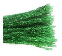 Carykon Lot de 100 cure-pipes à paillettes - 30,5 cm (vert)