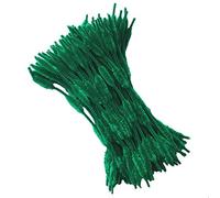 Carykon Lot de 100 cure-pipes fuzzy Bumpy Chenille Tiges pour loisirs créatifs (vert)