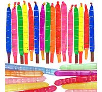 Carykon Lot de 200 ballons en forme de fusée pour décoration de fête (multicolore)