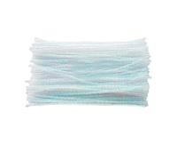 Carykon Tinsel Creative Arts Lot de 200 tiges de chenille 6 mm x 30,5 cm blanc
