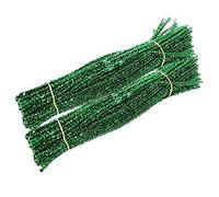 Carykon Tinsel Creative Arts Lot de 200 tiges de chenille 6 mm x 30,5 cm Vert