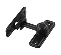 Carylozet Loquet de porte lumineux en alliage de zinc pour portes battantes intérieures - Verrou coulissant réglable à 90 degrés - Installation sans perçage et à visser - Avec colle et