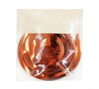 Carylozet Lot de 30 spirales irisées à suspendre - Serpentins arc-en-ciel pour fête prénatale, mariage, anniversaire et célébration, PVC, 65-70 cm (orange)