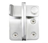 Carylozet Lot de 5 loquets de porte d'armoire en acier inoxydable avec loquet de verrouillage de tiroir de sécurité - Installation sans perforation, design anti-violence anti-explosion - Brossé (petit