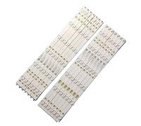 CARZE Bande LED adaptée for Philips 49quot;49PUS6501 49PUS7272 49PUH6101 49PUS6401LB-PF3030-GJD2P6C490712-LD RB 49AEL2-L KD-49X6000D 6v Bandes de rétroéclairage TV