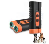 Carziyer Dispositif Anti-aboiement pour Chiens, Anti-Aboiement Chien Ultrason Puissant,Portée jusqu'à 8m,Torche LED Puissante,Adapté à l'Entraînement de Chiens/Protection en Plein Air