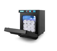 Carziyer Sèche-serviettes, stérilisateur UV, serviettes chauffantes à 360°, chauffe-serviettes de 5 l, armoire de désinfection pour la famille, le studio de beauté, l'hôtel, chauffage rapide (noir)
