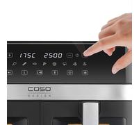 CAS 3186 AirFry Duo Chef, Couleur:Noir/Argenté