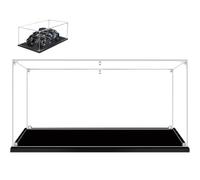 Cas d'affichage Acrylique, boîte d'affichage avec Base Noire, Assembler vitrine étanche à la poussière, pour Les Objets de Collection Figures Jouets Modèles Voitures (50x30x25cm)