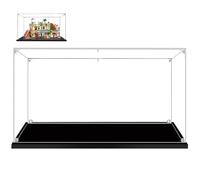 Cas d'affichage Acrylique, boîte d'affichage avec Base Noire, Assembler vitrine étanche à la poussière, pour Les Objets de Collection Figures Jouets Modèles Voitures (50x25x30cm)