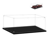 Cas d'affichage Acrylique, boîte d'affichage avec Base Noire, Assembler vitrine étanche à la poussière, pour Les Objets de Collection Figures Jouets Modèles Voitures (55x25x20cm)