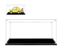 Cas d'affichage Acrylique, boîte d'affichage avec Base Noire, Assembler vitrine étanche à la poussière, pour Les Objets de Collection Figures Jouets Modèles Voitures (30x15x15cm)