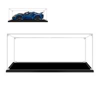 Cas d'affichage Acrylique, boîte d'affichage avec Base Noire, Assembler vitrine étanche à la poussière, pour Les Objets de Collection Figures Jouets Modèles Voitures (40x25x15cm)