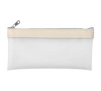 Cas De Crayon Clair - Cas De Crayon Transparent | Cas De Crayon Clear Exam | Sac À Stylo Transparent Pour Les Fournitures Scolaires | Maisons D'Organisateur Pour Les Adolescents Garçons Filles, beige,