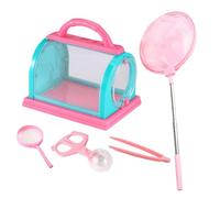 Cas de créature | Kit d'affichage de l'habitat des insectes | Boîte de portable avec ventilation en maille et couvercle à loquet pour une exploration sûre | Jouet de spectateur de Gusan