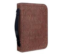 Cas de la Bible pour femme, couverture de livre de la Bible | Étui Biblique en PU avec poignée - Sac de transport portable avec poignée pour service d'adoration et étude biblique
