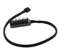 Cas de L'HôTe PC Cooler Fan Power Cable 1 à 5 Mâle 4Pin Socket Fan Hub Splitter Cable pour 4Pin PWM Cooling Fan