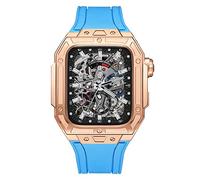 Cas de montre de style dernier ， pour la bande 7 8 Kit de modification de luxe Ultra 45 mm pour Iwatch 8 7 45 mm Sobile en caoutchouc fluor avec outil