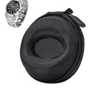 Cas de montre de voyage à fermeture éclair, registre de voyage - Sac de protection de transport à une seule montre,Organisateur de boîte de rangement portable résistant aux rayures pour hommes pour ho