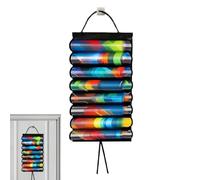 Cas de rangement de tapis de jeu, support de 8 tapis pour jeux de cartes | Conteneur avec crochet, solution d'organisation de montage mural pour salon chambre