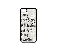 Cas de téléphone Chaque Histoire d'amour est Belle pour 5c Housse de Protection Mode Mignon Slim Hard CaseOpération Facile