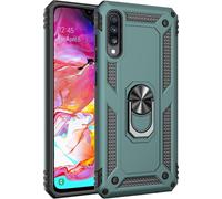 Cas De Téléphone For Samsung Galaxy A70/A70s Téléphone Mobile Avec Support De Porte Bague Magnétique Protection Antichoc For Samsung Galaxy A70/A70s Cell Phone Back Cover Color Green