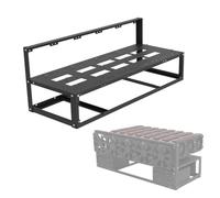 Cas d'exploitation en Plein air | Boîtier de Plate-Forme de Cadre de minage pour Mineur extérieur jusqu'à 8 GPU, étagère d'extraction en Acier Boîtier de Plate-Forme minière en Acier : Plat