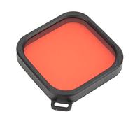 Cas Plongée pour 8 Cas Plongée Boîtier Shell pour 8 9 Action Caméras Accessoires Rouge (filtre rouge)