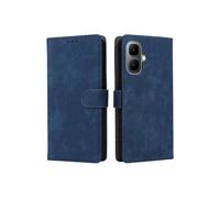 Cas pour Infinix Smart 10 4G Portefeuille Flip Folio Blocage RFID Fermeture magnétique Cuir PU Couverture de fentes pour cartes Bleu