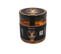 Casa Bonaria Miel de sulla 250 g, miel artisanal, produit en Italie, arôme naturel, idéal pour le petit-déjeuner, les desserts et les accords gourmets