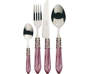 Casa Bugatti, Melodia MLCLM-S6050 Lot de 24 viroles chromées, couleur lilas