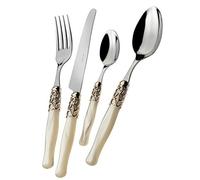 Casa Bugatti SEDAM-S1950 - SELENE Or - Ensemble de couverts, 24 pièces