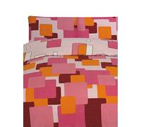 Casa Campo Maison Champ Jeu de Housse de Couette Opal Rose Lit 135 (220 x 220/240 + 1/45 x 155 cm)