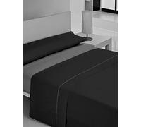 Casa Campo Maison Champ Parure de lit Noir 135 (220 x 260 + 1/45 x 155 cm)