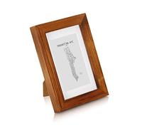 Casa Chic Cadre Photo, Cadre Photo en Bois de 18x13 cm, Cadres photo, Porte Photo Mural, Cadre Decoration Murale Pele Mele, Affichage Vertical/Horizontal, avec Protection Verre et Passe Partout Inclus