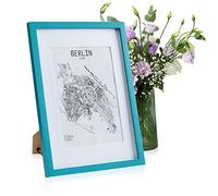 Casa Chic Cadre Photo Carré, Cadre Photo en Bois de 45x32 cm, Cadres Photo A3, Porte Photo Mural, Cadre Decoration Murale Pele Mele, Affichage Vertical/Horizontal, Protection Verre et Passe Partout