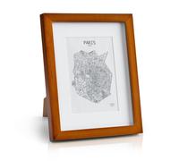 Casa Chic – Cadre photo Classic – Bois massif 20×25 cm, verre trempé – Brun rustique
