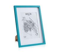 Casa Chic – Cadre photo en bois 45x32 cm (A3) mural, verre et passe-partout
