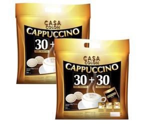 CASA COLON CAPPUCCINO | 2 Sachets de 30 Dosettes de café + 30 Topping