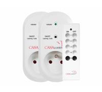 Pack de 2 prises wifi avec télécommande pour Smart wifi [Casa Control]
