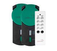 Pack de 2 prises wifi avec télécommande pour Smart wifi - Extérieur