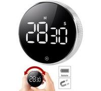 Casa Control : Minuteur numérique à molette avec écran LCD et support magnétique G