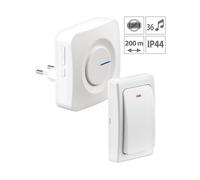 CASAcontrol Sonnette sans fil 36 tonalités FTK-100 avec récepteur secteur