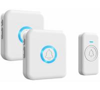 Casa Control Sonnette sans fil avec 2 carillons secteur - coloris noir