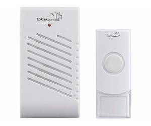Casa Control Sonnette sans fil avec bouton et carillon secteur 16 mélodies