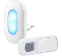 Casa Control : Sonnette sans fil avec signal optique, 15 mélodies et portée jusqu'à 50m FTK-110 G