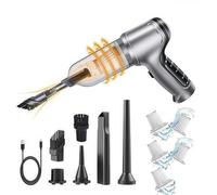 CASA Corner Aspirateur Vortex Compact Pro sans Fil Compact 12000PA, Puissant et léger, avec Filtre Lavable, 5 filtres 1 Sac EVA idéal pour Voiture et Maison